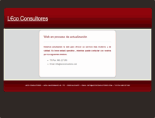 Tablet Screenshot of lecoconsultores.com